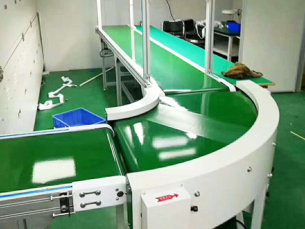 平面转弯流水加工线