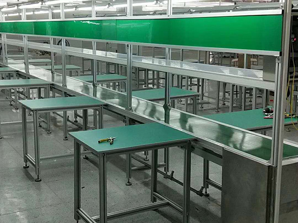 电子装配加工流水线